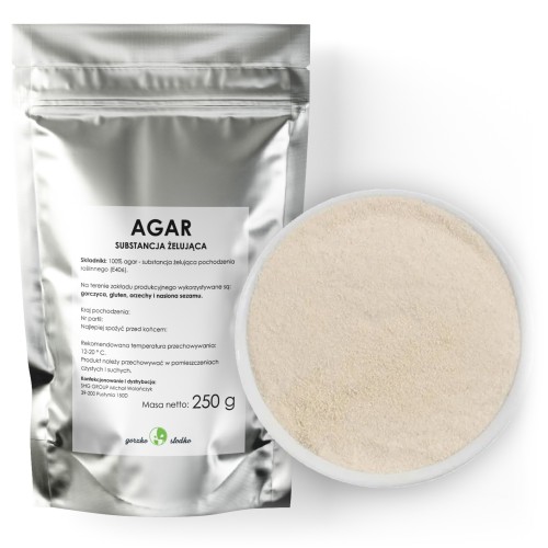 Agar substancja żelująca